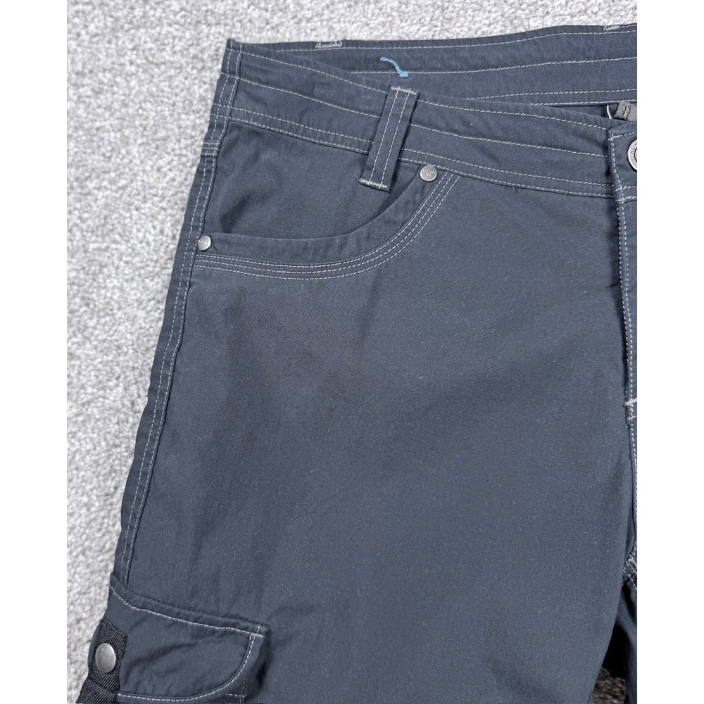 Kuhl Splash Roll Up Cargo Hiking Pants Womens 12 Regular Black Outdoor - Picture 6 of 12